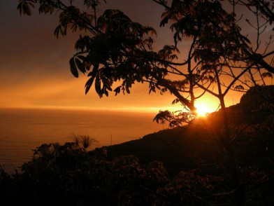 Sonnenuntergang im Mai